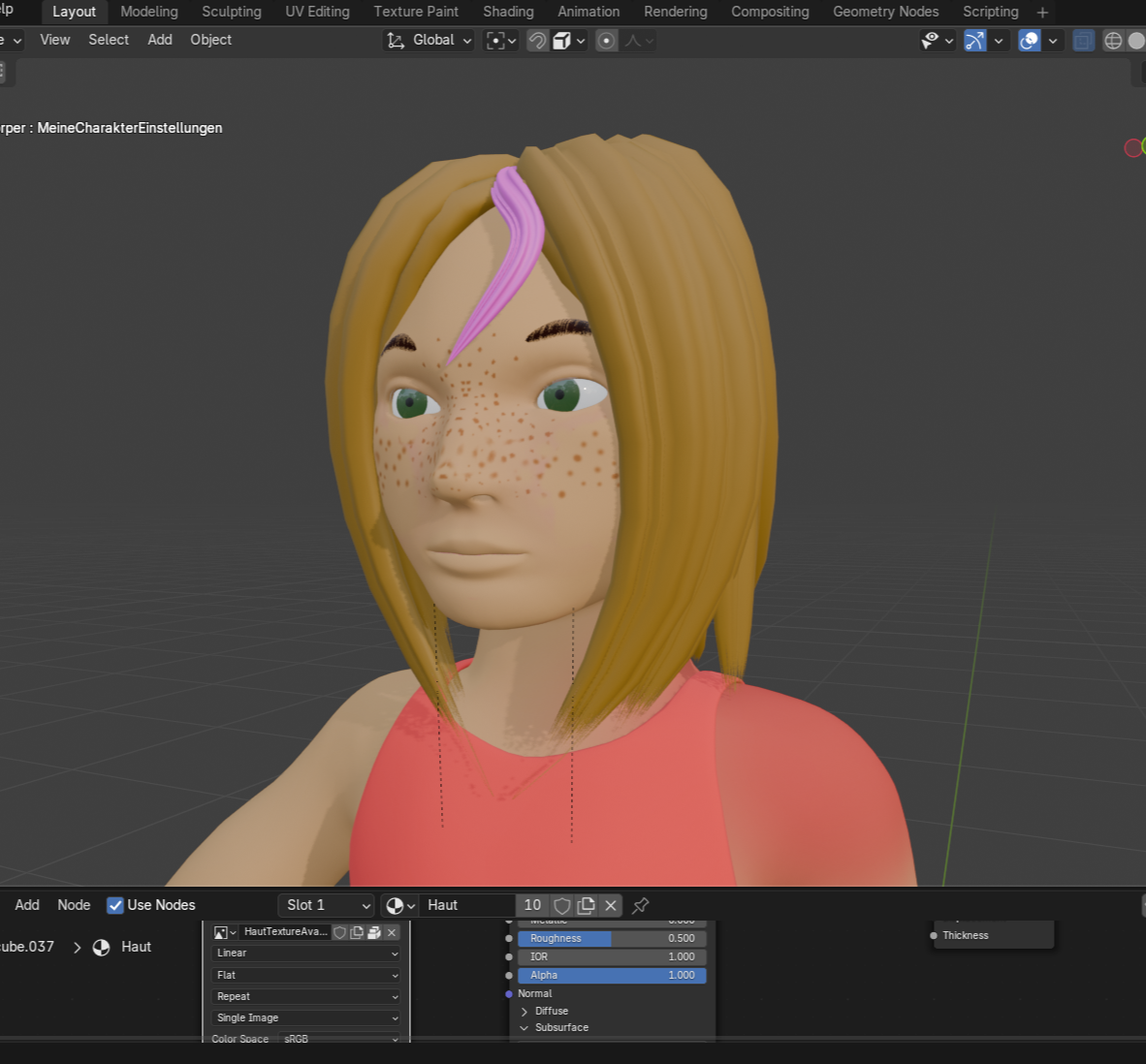 Blender - Teil 3 - 3D Avatar - Eigene Haare erstellen 